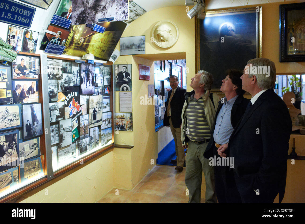Eisernen Vorhangs Museum Rozvadov, Muzeum Zelezne Opony Tschechische Republik Deutschland Grenze Stockfoto