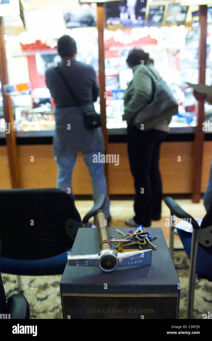 Eisernen Vorhangs Museum Rozvadov, Muzeum Zelezne Opony Tschechische Republik Deutschland Grenze Stockfoto