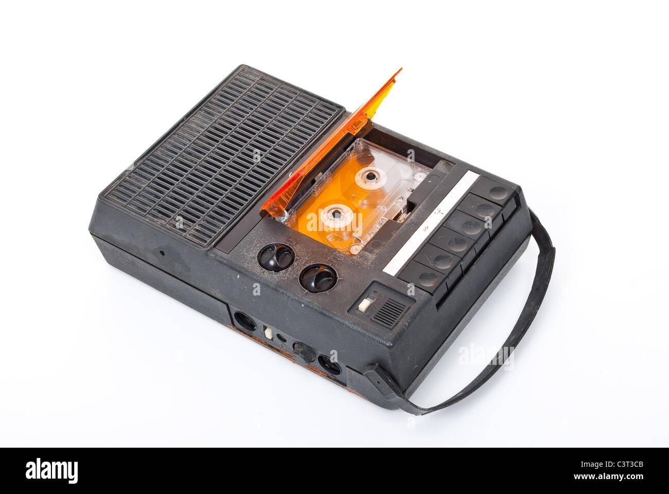 Magnetische Tonband Kassettenrekorder Stockfoto