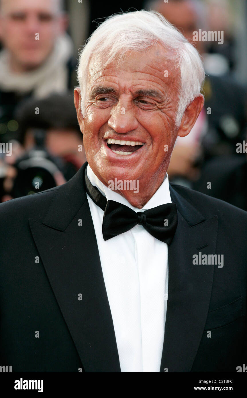 JEAN-PAUL BELMONDO der Biber PREMIERE PALAIS DES FESTIVALS CANNES Frankreich 17. Mai 2011 Stockfoto