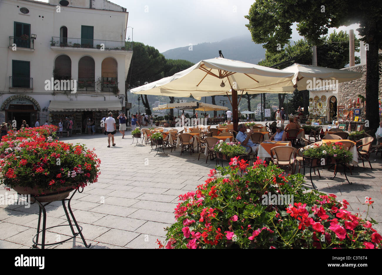 Platz Ravello, Italien Stockfoto