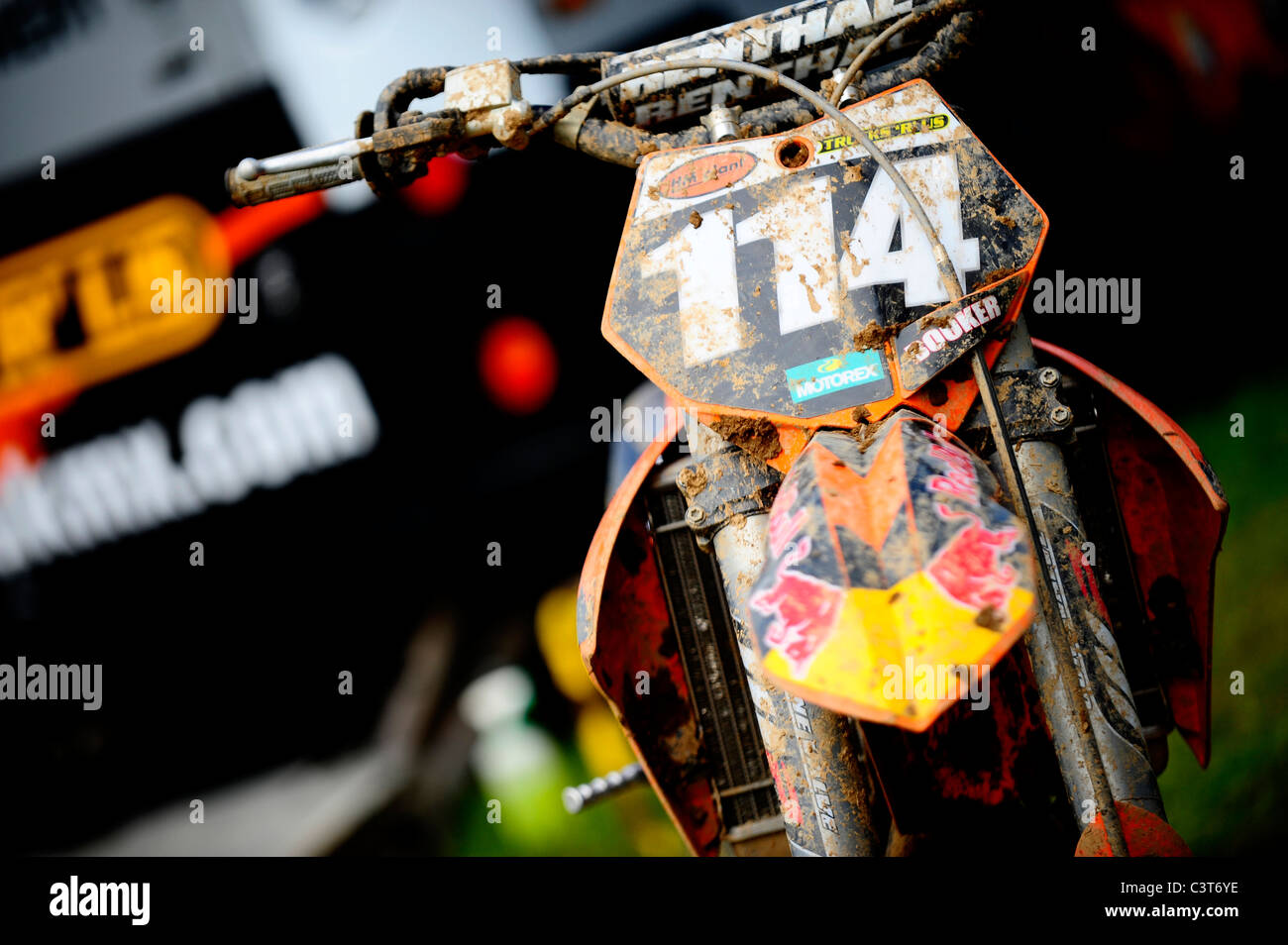 Jordan Bucher Red Bull KTM UK Motocross-Bike - 2011 Stockfoto