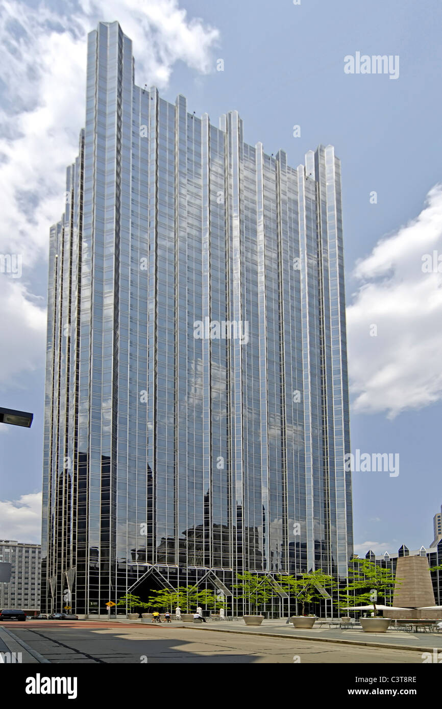 PPG-Platz in der Innenstadt von Pittsburgh Pennsylvania Stockfoto