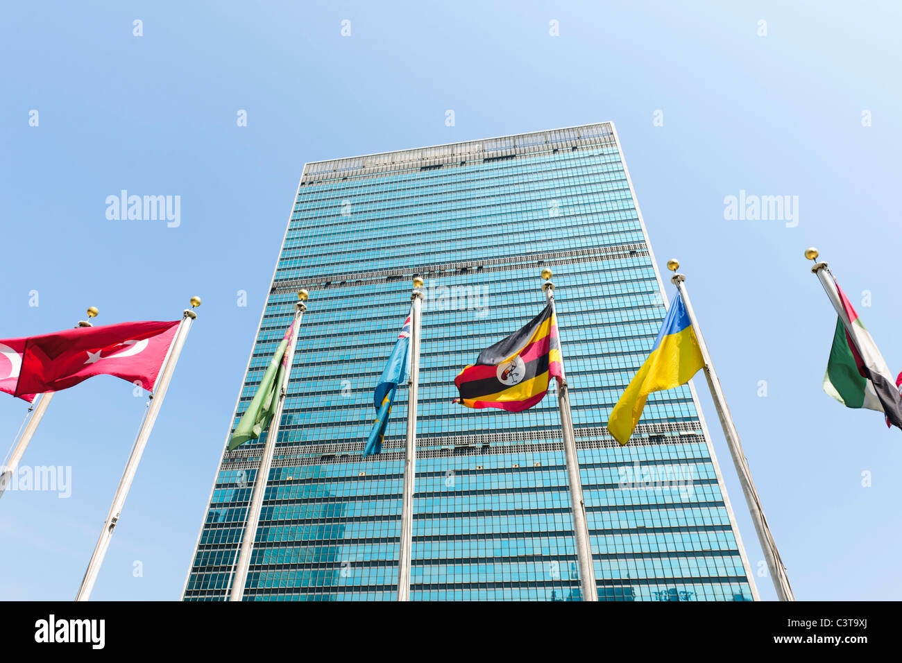 Sekretariat der Vereinten Nationen, New York Stockfoto