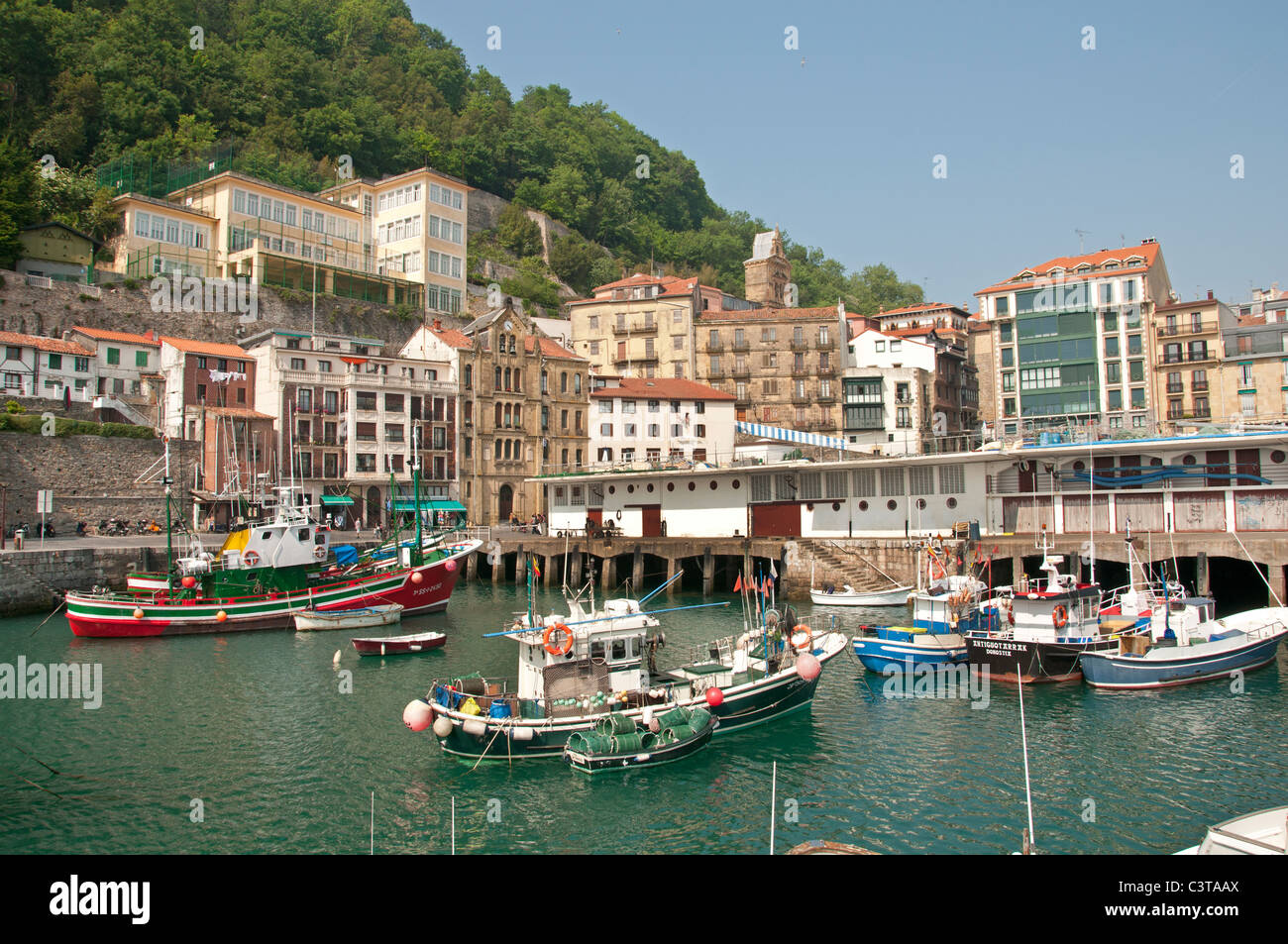 Stadt San Sebastian Spanien spanische Baskenland Stockfoto