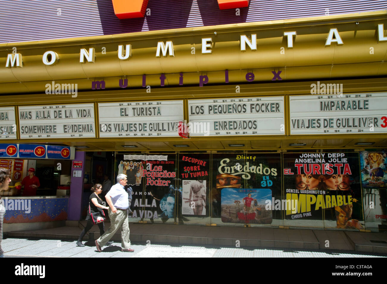 Kino in Buenos Aires, Argentinien. Stockfoto