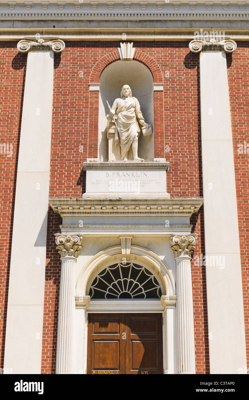 Bibliothek der American Philosophical Society, Philadelphia Stockfoto