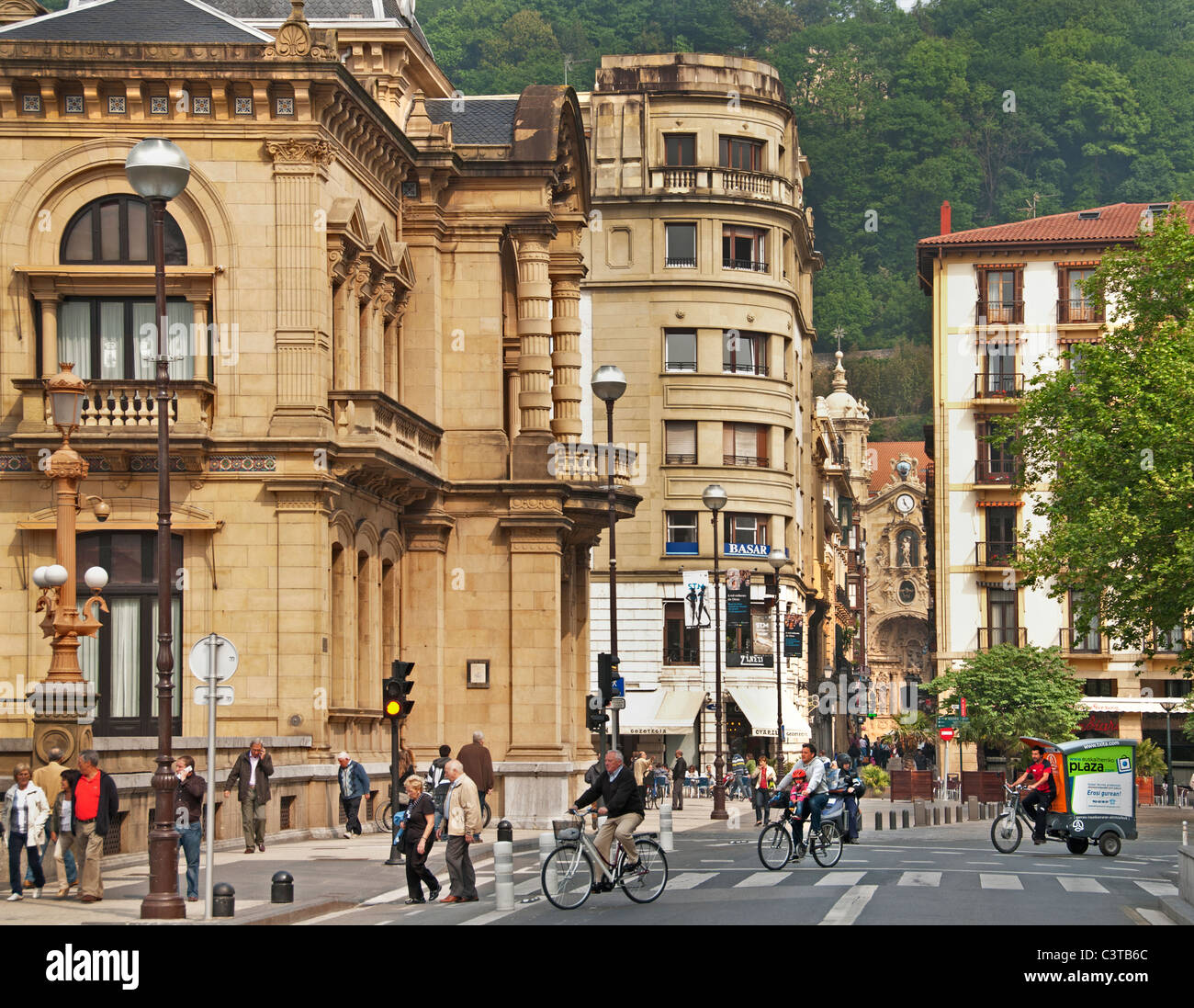 Alte Stadt San Sebastian Spanien spanische Baskenland Stockfoto