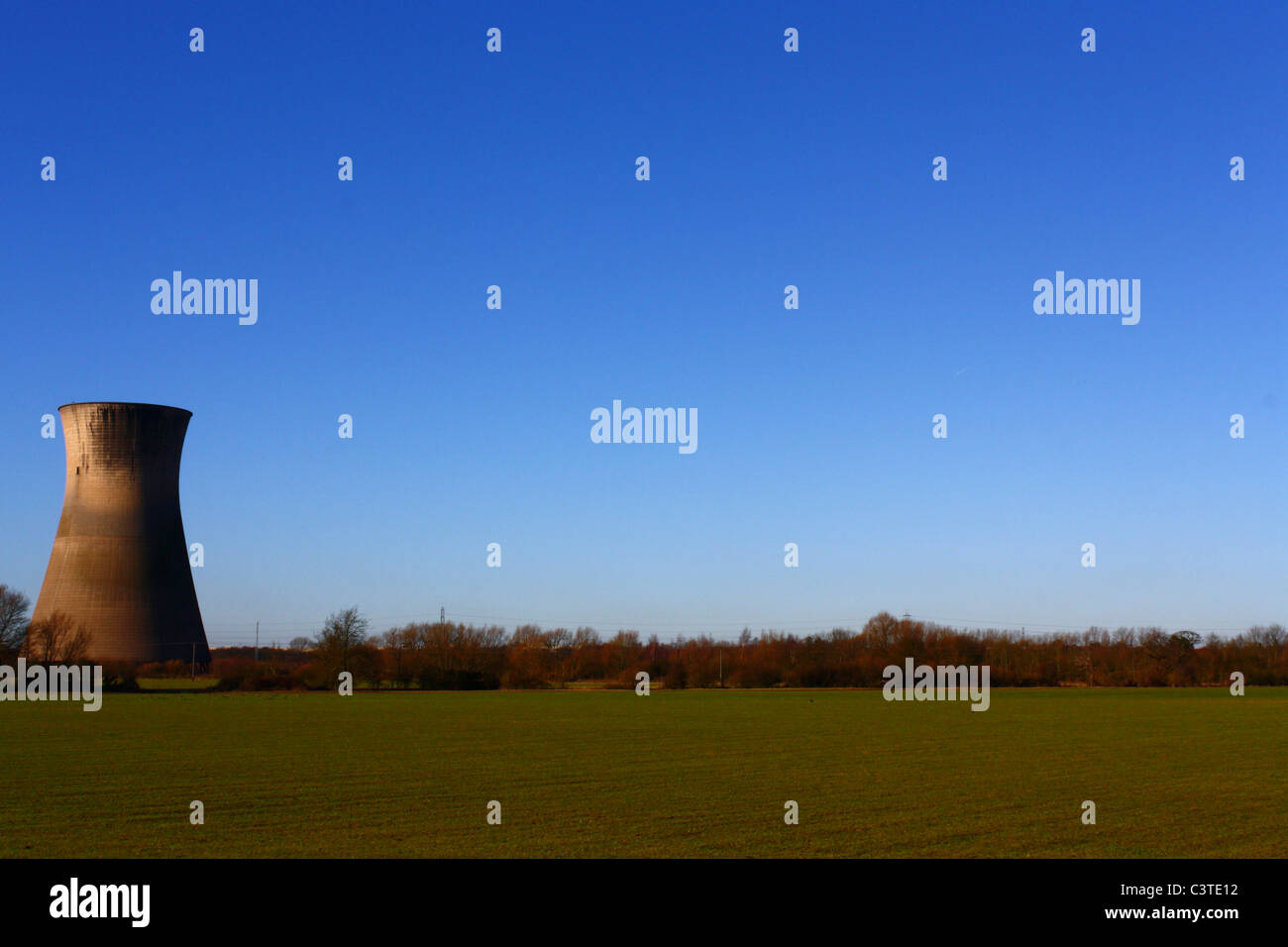 Willington Kraftwerk Kühltürme Stockfoto