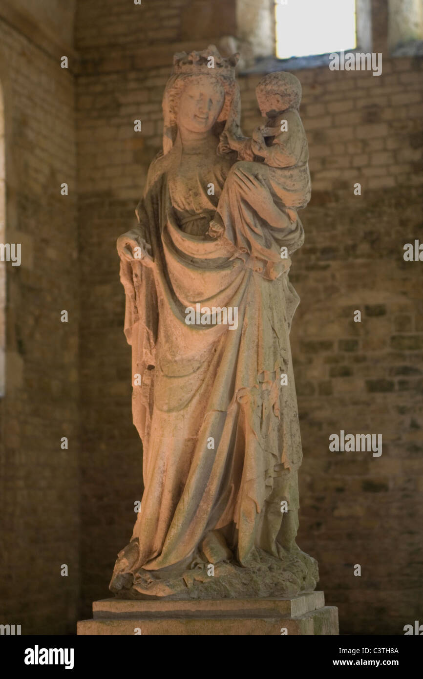 Frankreich Burgund Fontenay Abtei unserer lieben Frau von Fontenay Stockfoto
