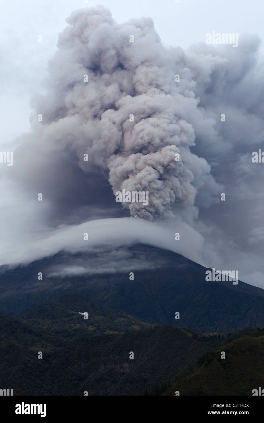 Tungurahua Vulkan Eruption Mai 2011 Ecuador Südamerika Stockfoto