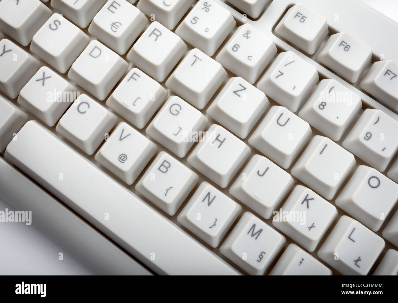 Nahaufnahme von Computer-Tastatur Stockfoto