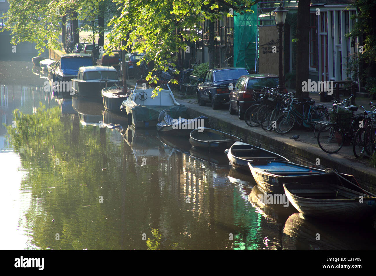 Der historische Stadtteil von Amsterdam, Holland Stockfoto