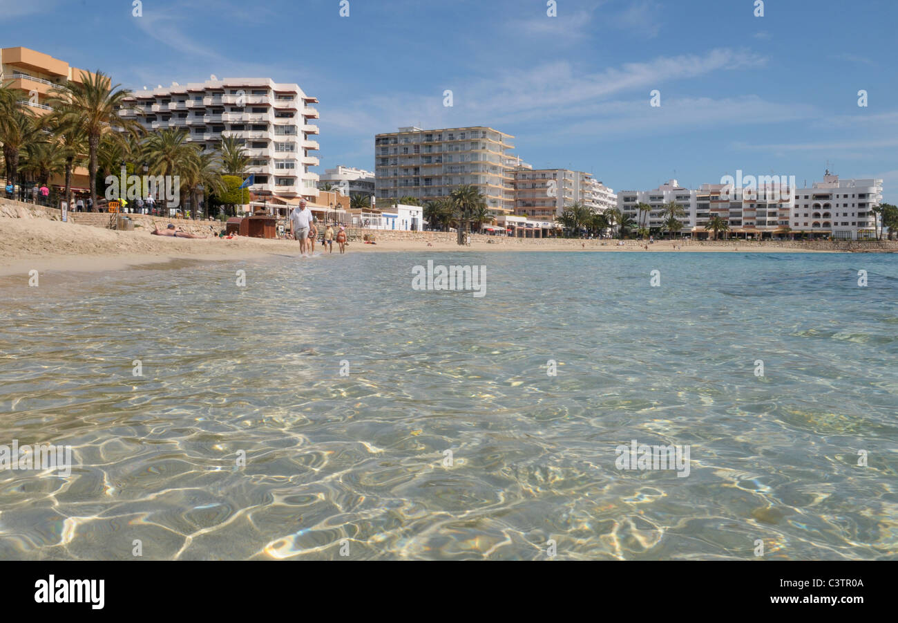 Santa Eulalia beach Stockfoto