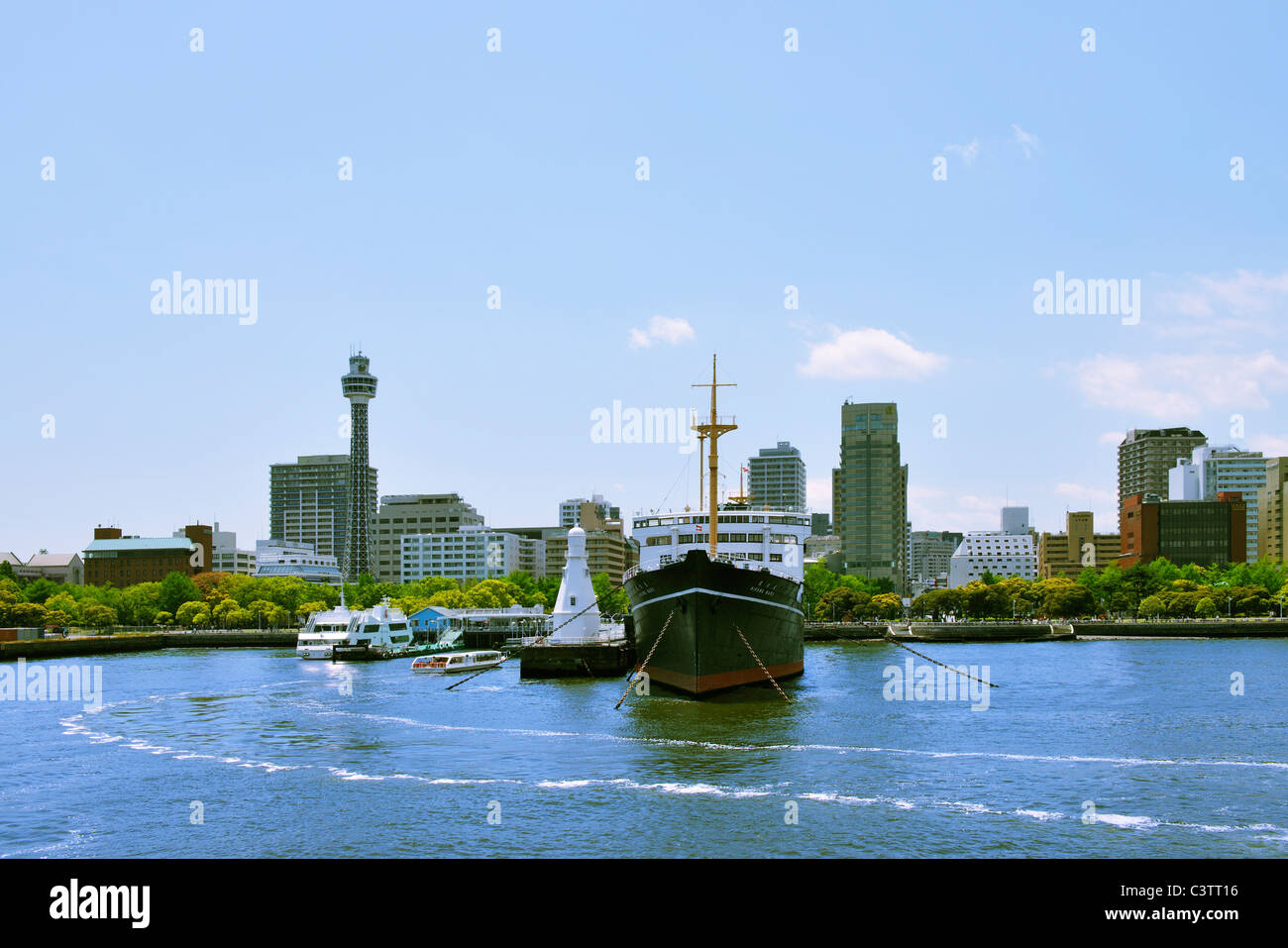 Hikawa-maru an der Yokohama Port Stockfoto