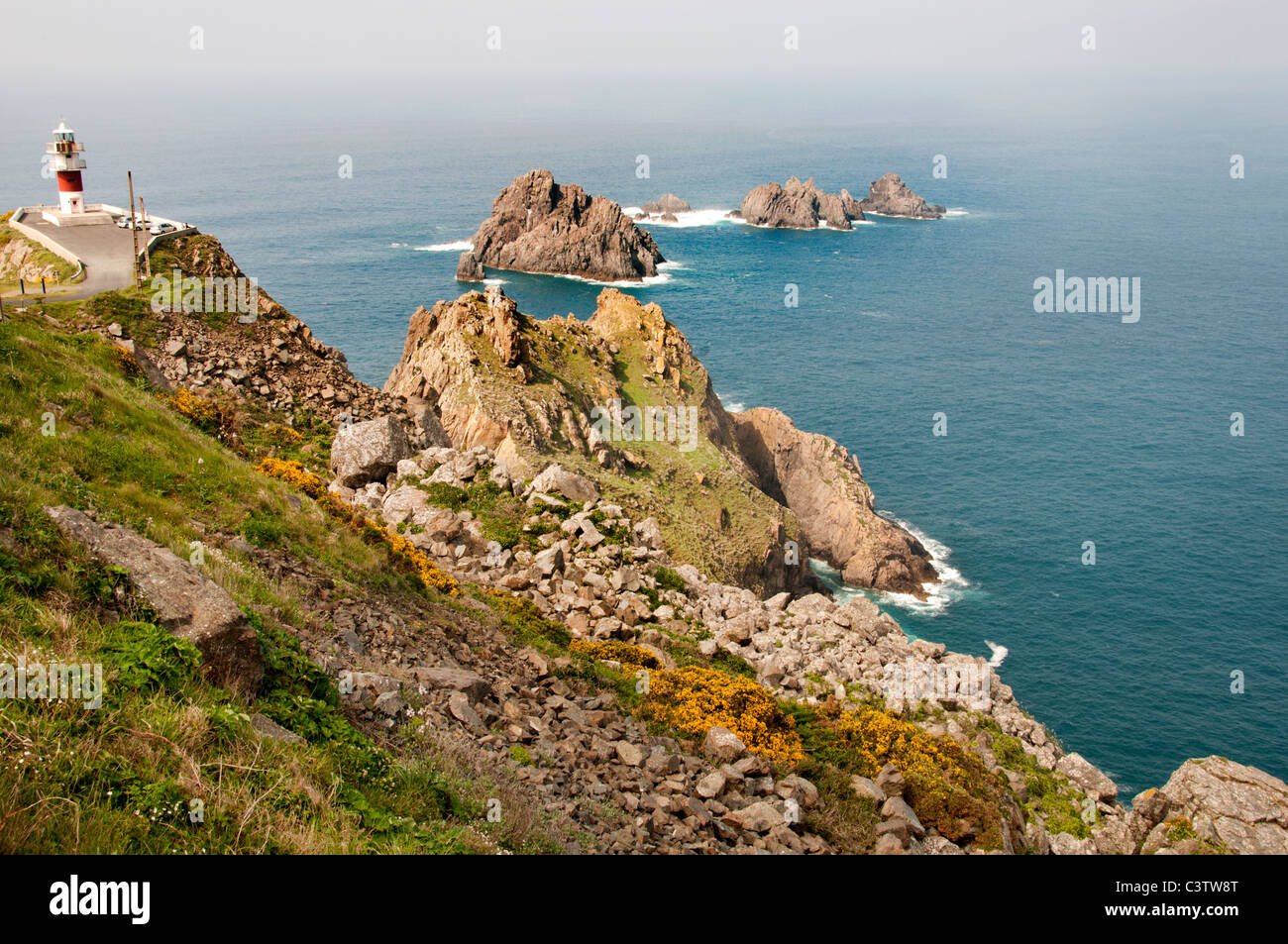 Cabo Ortegal Spanien Felsen Klippen Küste Carino Stockfoto