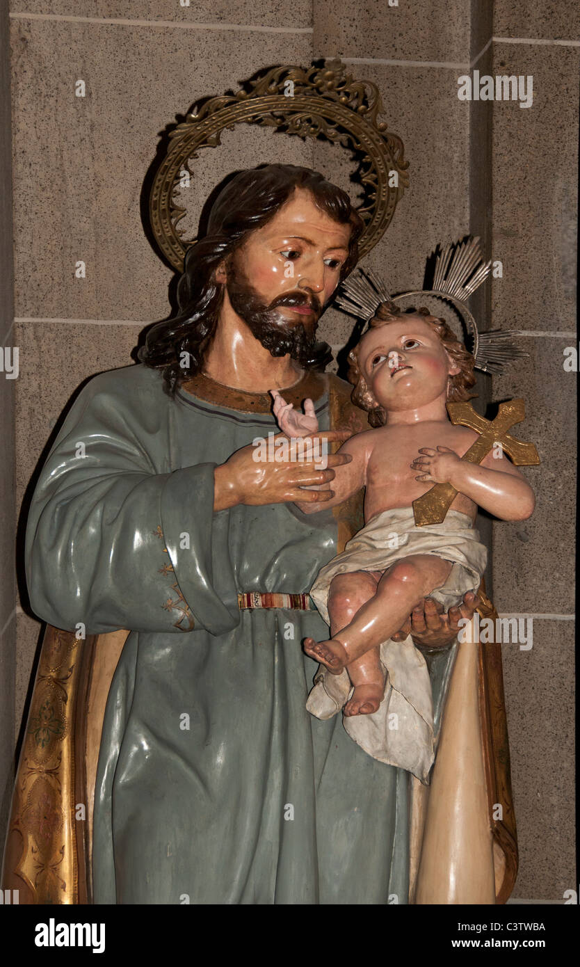 Kirche San Nicolas Santa Claus Coruna Spanien Stockfoto