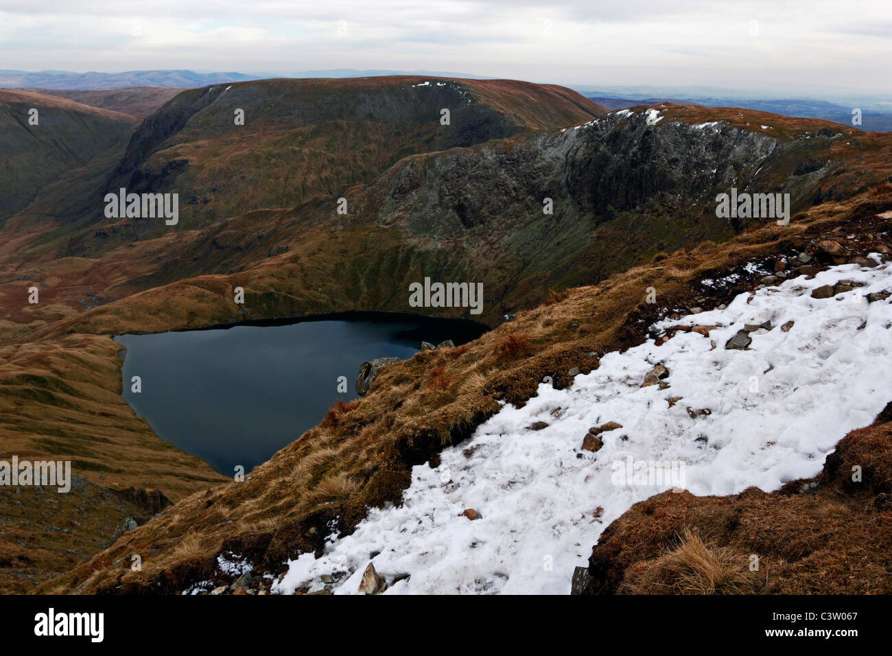Blea Wasser von der High Street in den Lake District National Park, Cumbria. Stockfoto