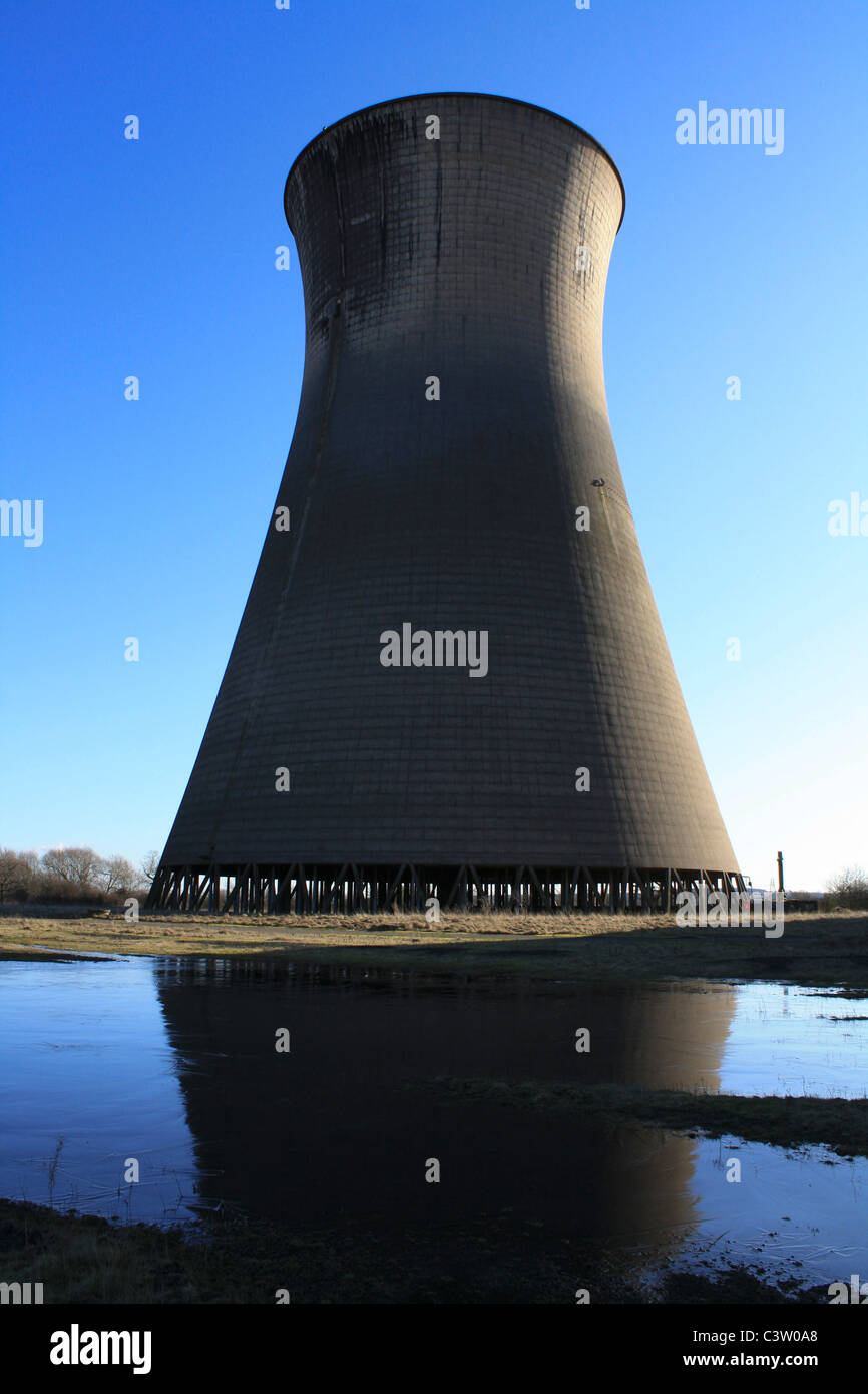 Willington Kraftwerk Kühltürme Stockfoto