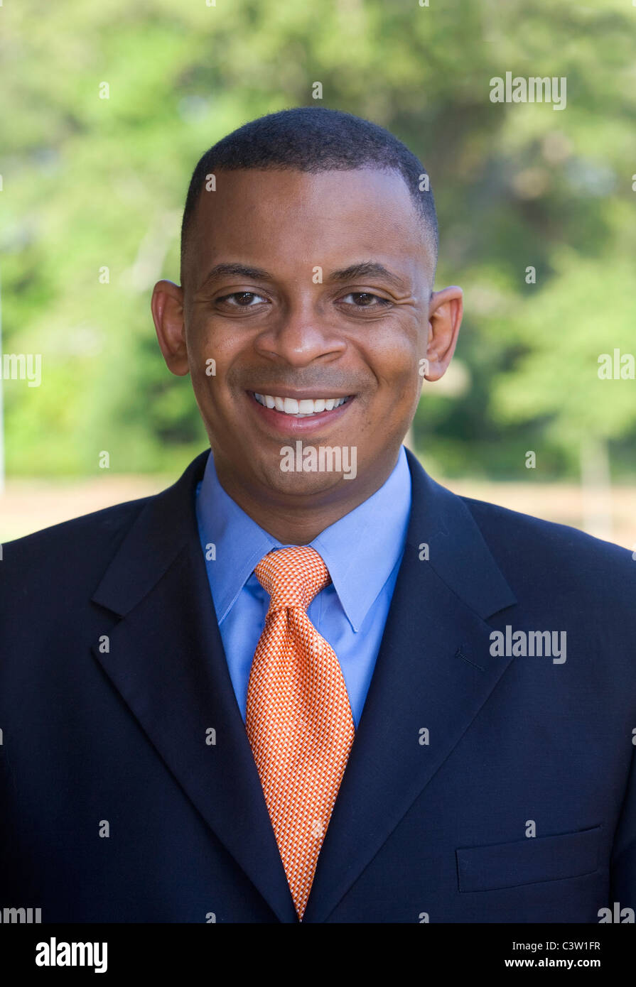 Anthony Foxx Bürgermeister von Charlotte NC USA Stockfoto