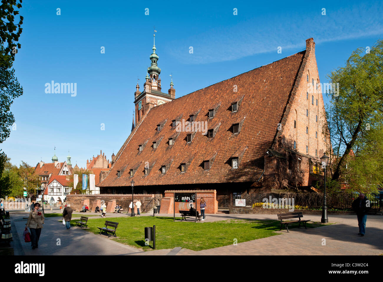 Historische Mühle, Danzig, Polen Stockfoto