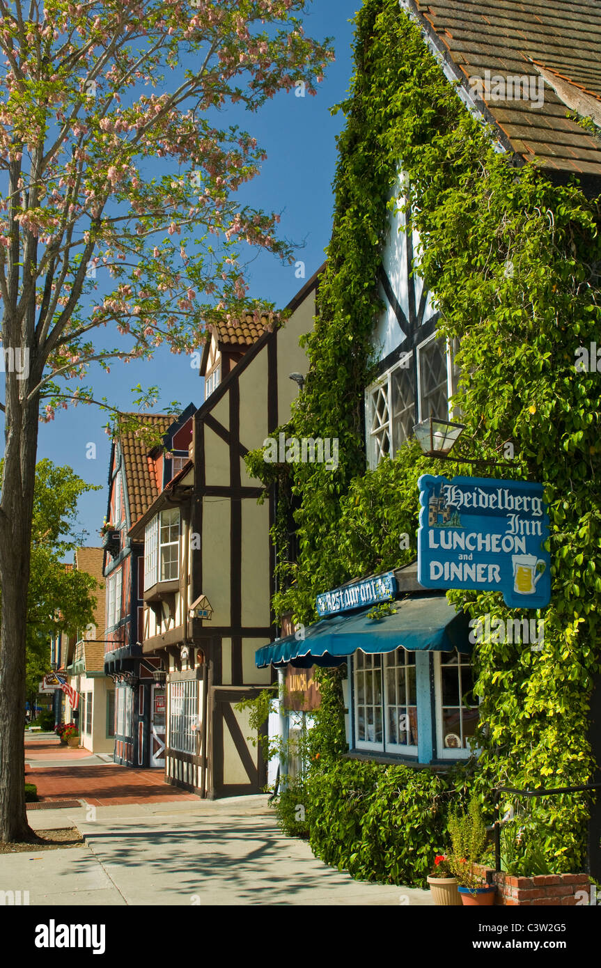 Dänischen Stil Dorf Solvang, Santa Barbara County, Kalifornien Stockfoto