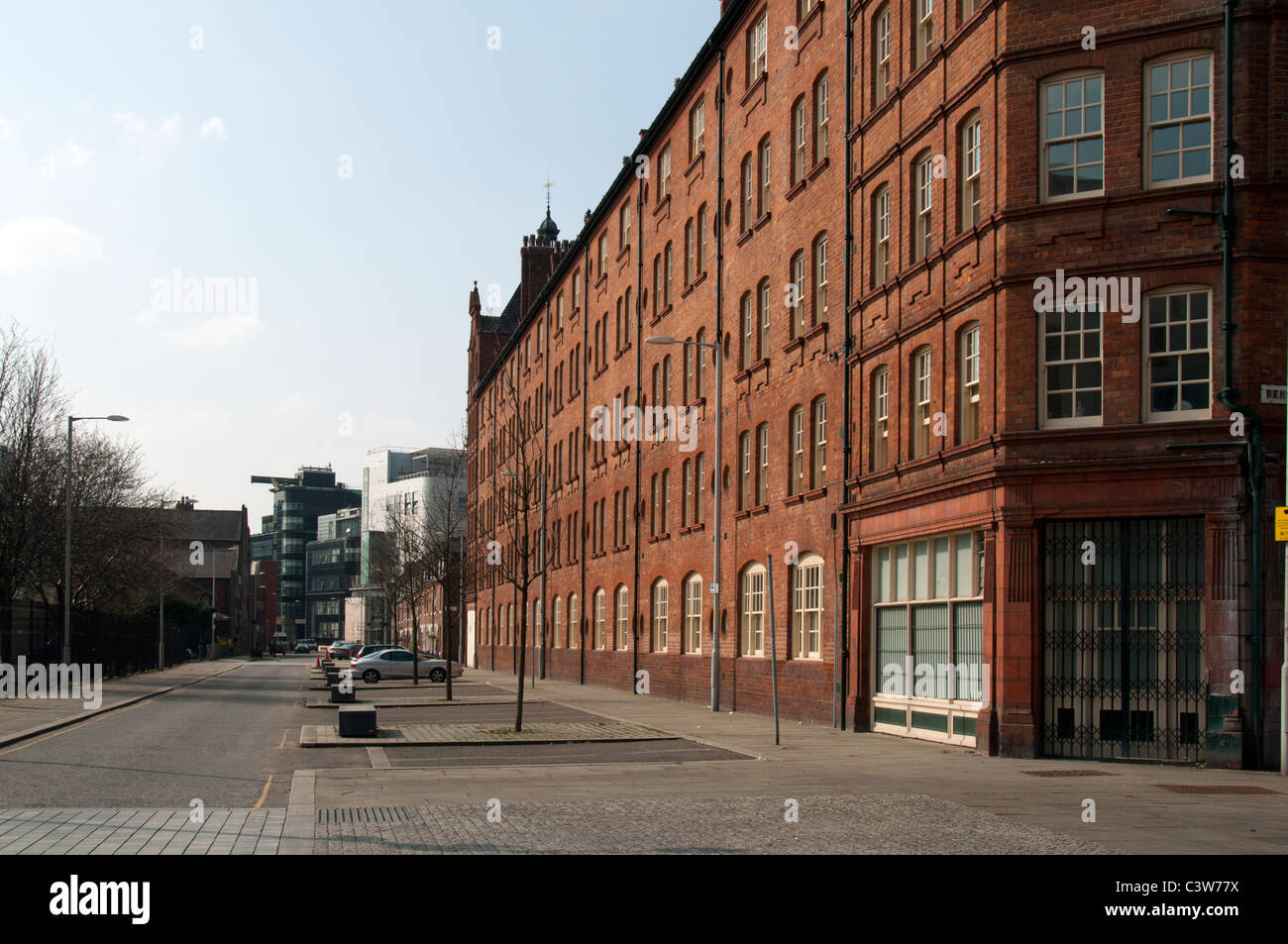 Victoria Square, Ancoats städtische Siedlung, nördlichen Viertel, Manchester, England, UK. Stockfoto