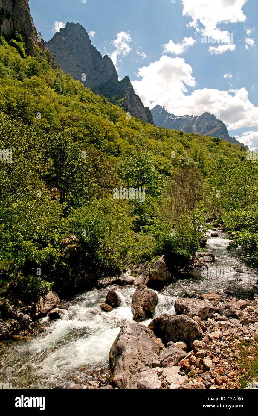 Die Picos de Europa Nord Küste von Spanien kantabrischen Gebirge Stockfoto