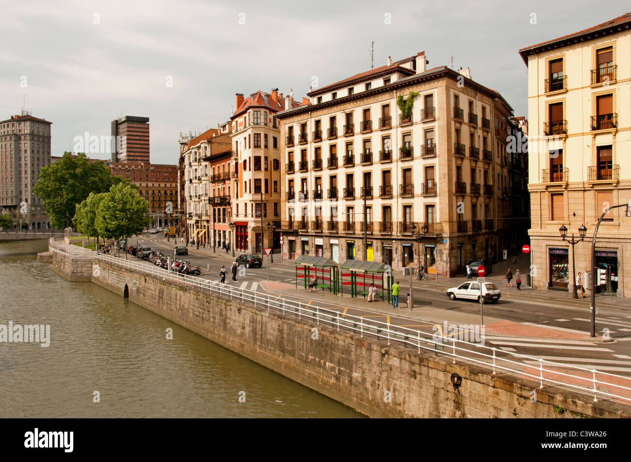 Stadt Bilbao Spanien spanische Baskenland Stockfoto