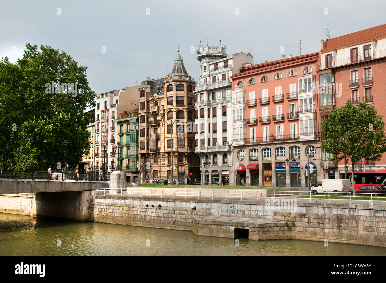Stadt Bilbao Spanien spanische Baskenland Stockfoto