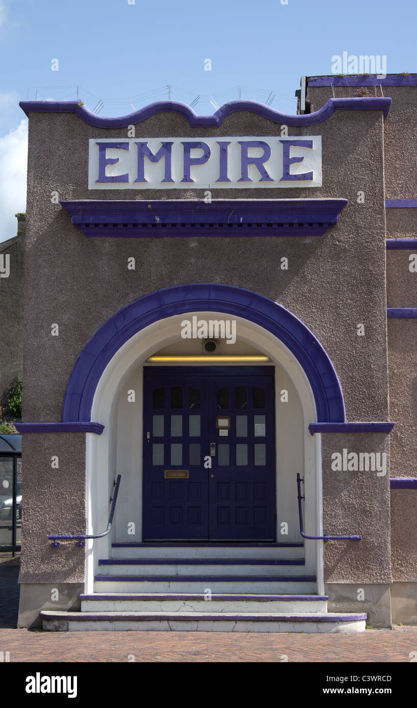 Das Empire-Kino, jetzt eine Bingo-Halle, Caernarfon Stockfoto