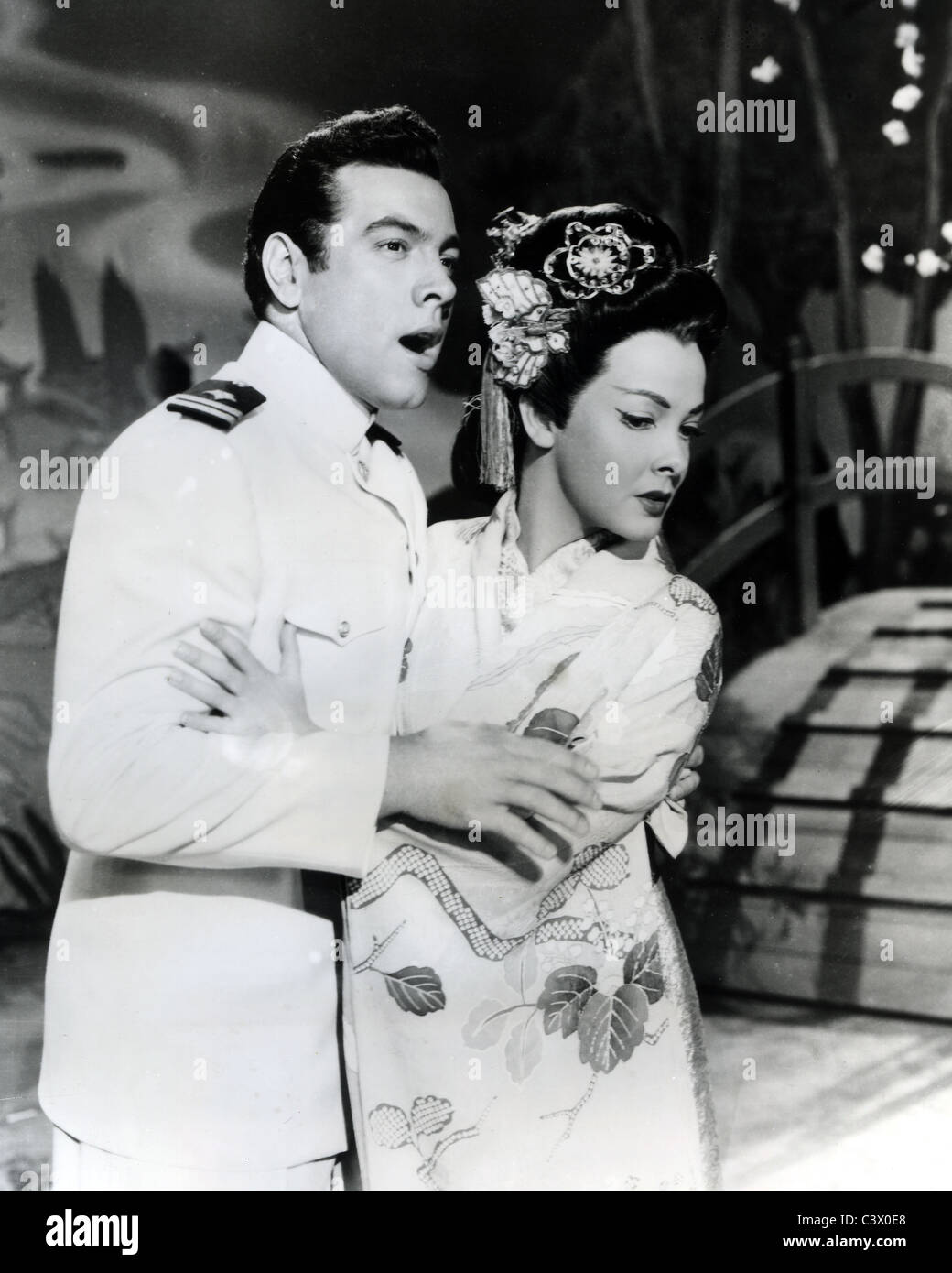 DER TOAST von NEW ORLEANS 1950 MGM-Film mit Mario Lanza und Kathryn Grayson in einer Szene aus Madame Butterfly Stockfoto