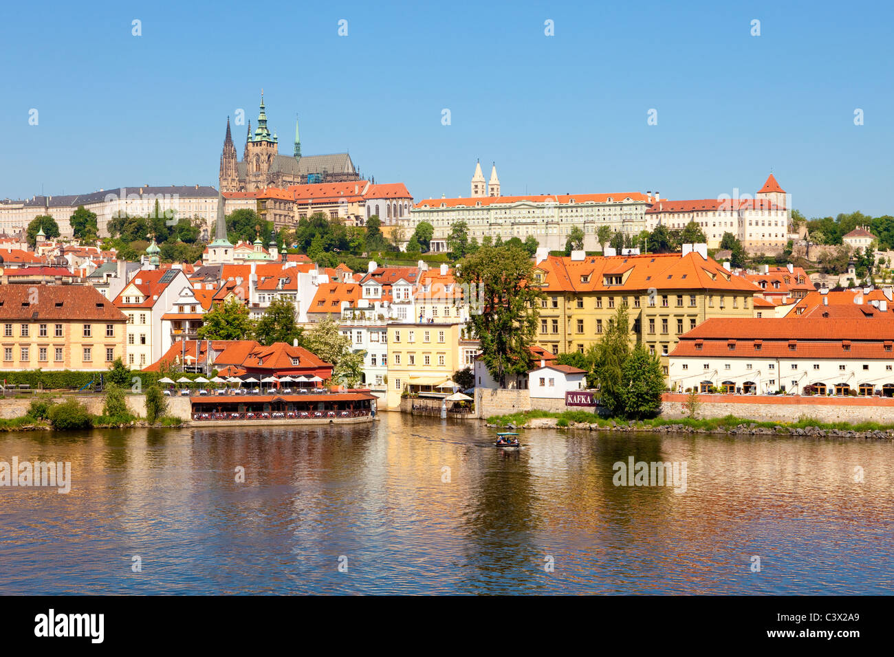 Tschechische Republik, Prag - Burg Hradschin, st.-Veits-Dom und Kleinseite Stockfoto