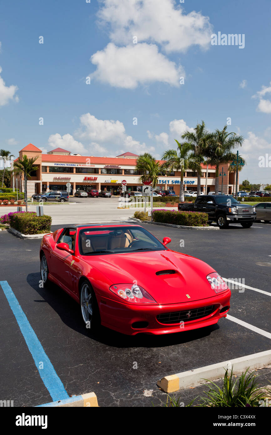 Ferrari 575M Maranello Superamerica Marco Island Florida USA, erbaut 2002-2006 Stockfoto