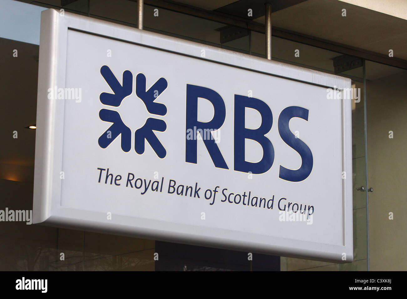 Royal Bank of Scotland Zeichen & logo Stockfoto