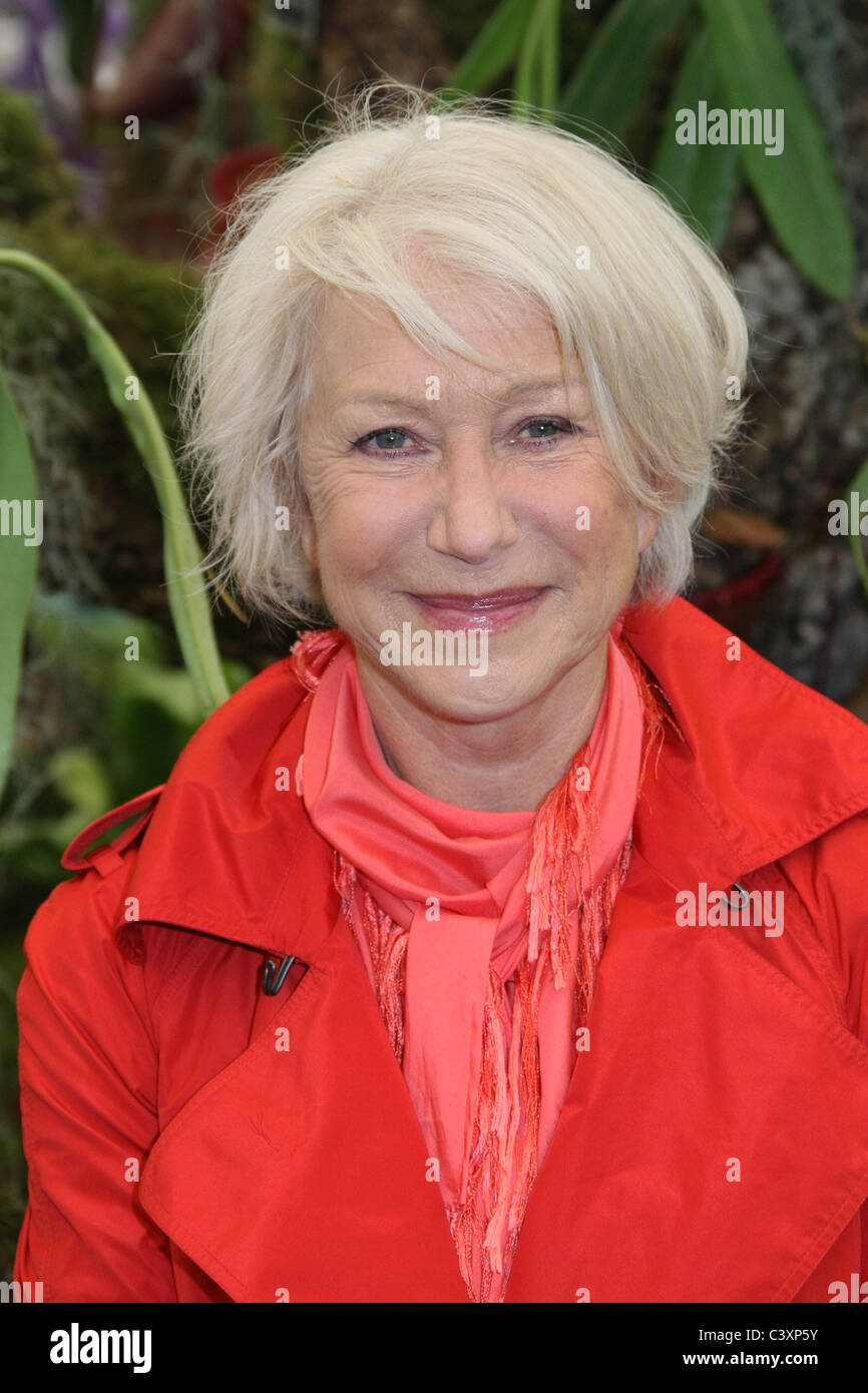 235.2011 RHS Chelsea Flower Show Dame Helen Mirren Stockfoto