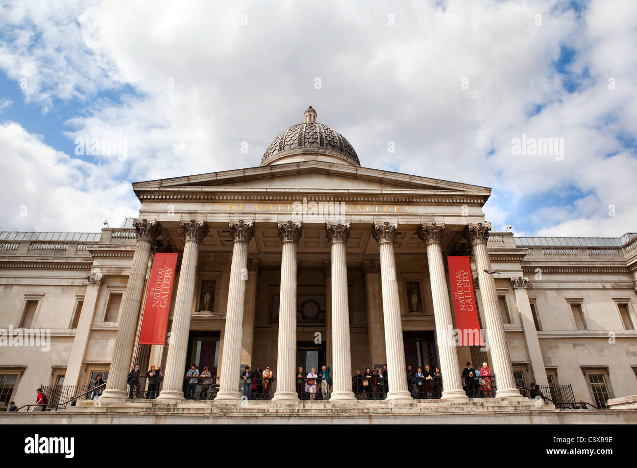 Die National Gallery in London. Stockfoto