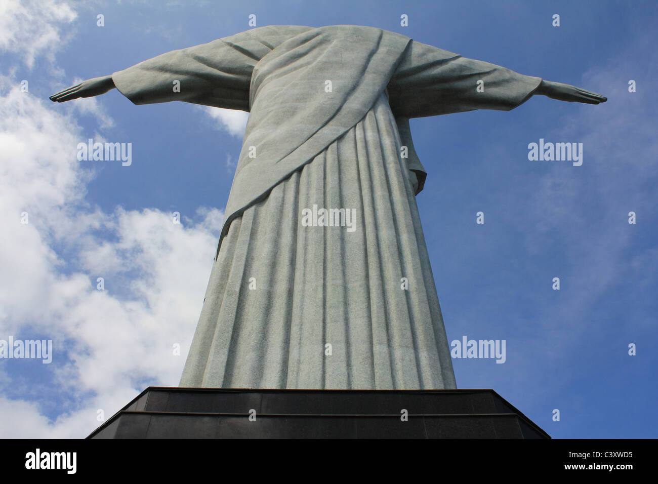 Kopflose Christus, Corcovado, Rio De Janeiro Stockfoto