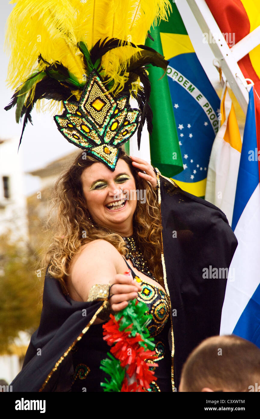 Faro Festival Teilnehmer, Algarve, Portugal Stockfoto