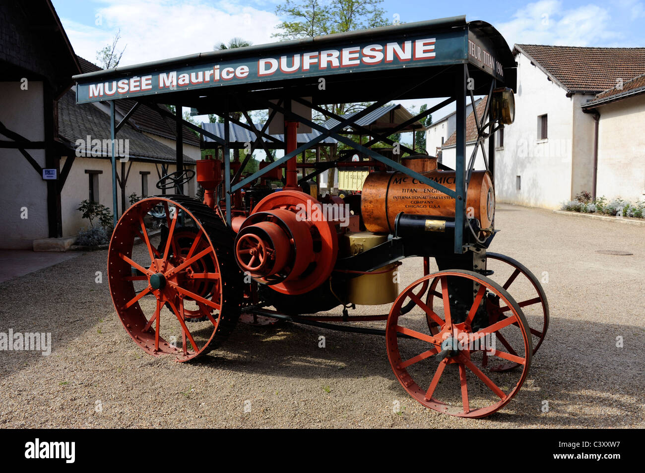 Musee Maurice Dufresne Museum in Marnay Mühle, in der Nähe von Tours und Azay-le-Rideau, Indre-et-Loire, Touraine, Frankreich. Stockfoto