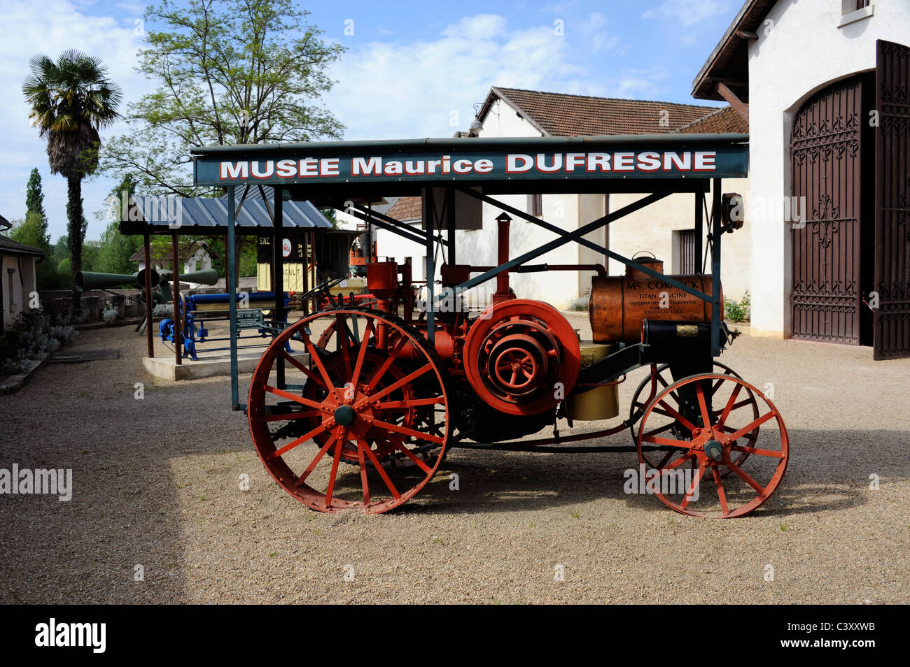 Musee Maurice Dufresne Museum in Marnay Mühle, in der Nähe von Tours und Azay-le-Rideau, Indre-et-Loire, Touraine, Frankreich. Stockfoto