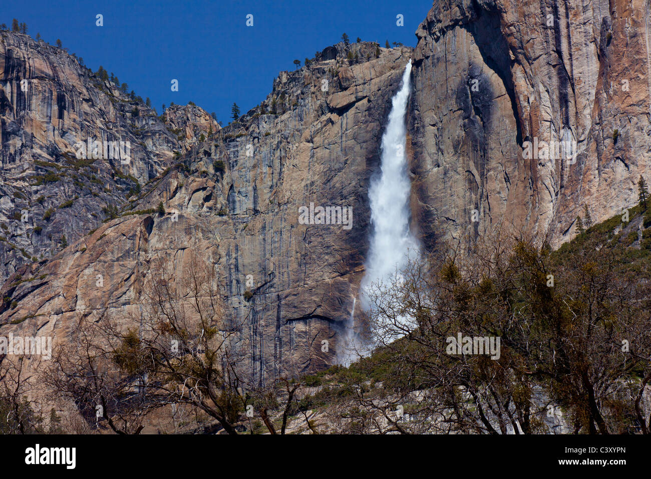Bridalveil Falls, Yosemite Valley, Kalifornien, USA Stockfoto