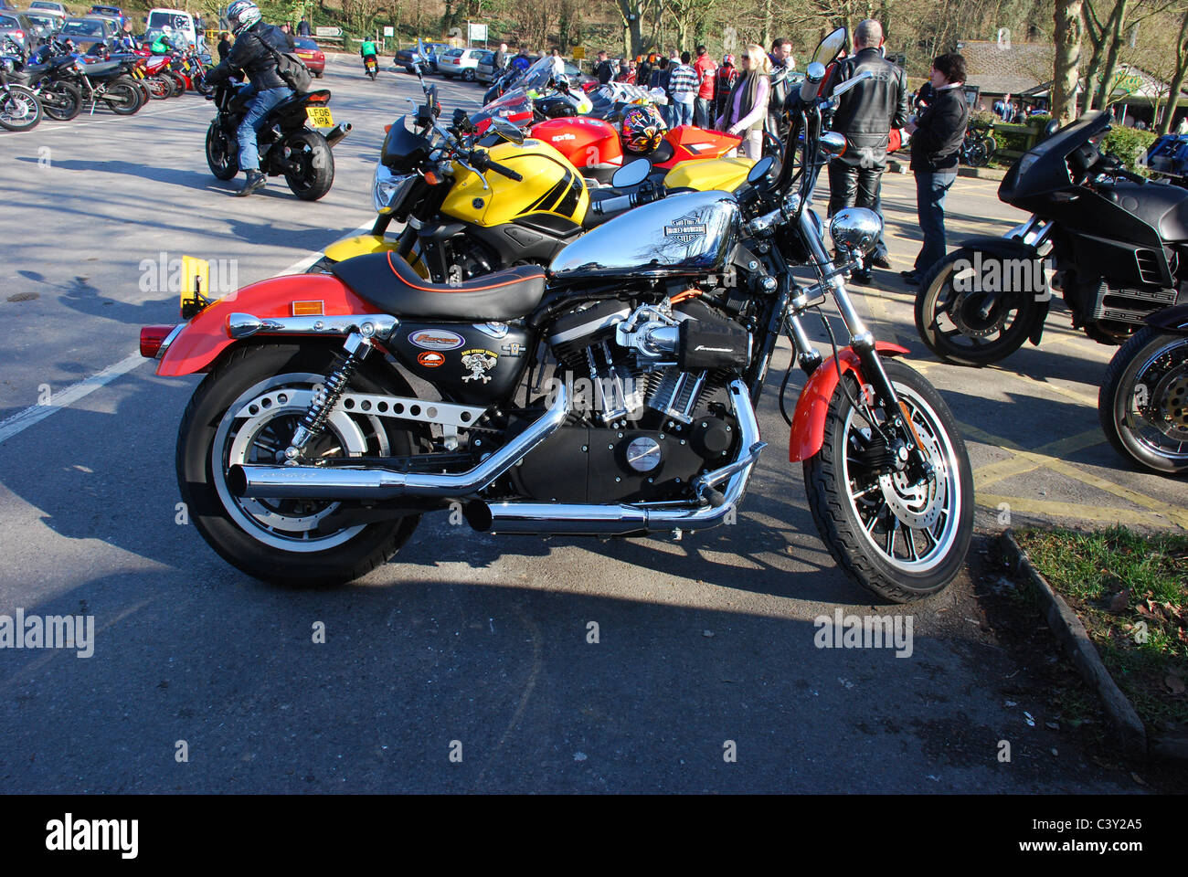Harley Davidson 1200 sportster Stockfoto