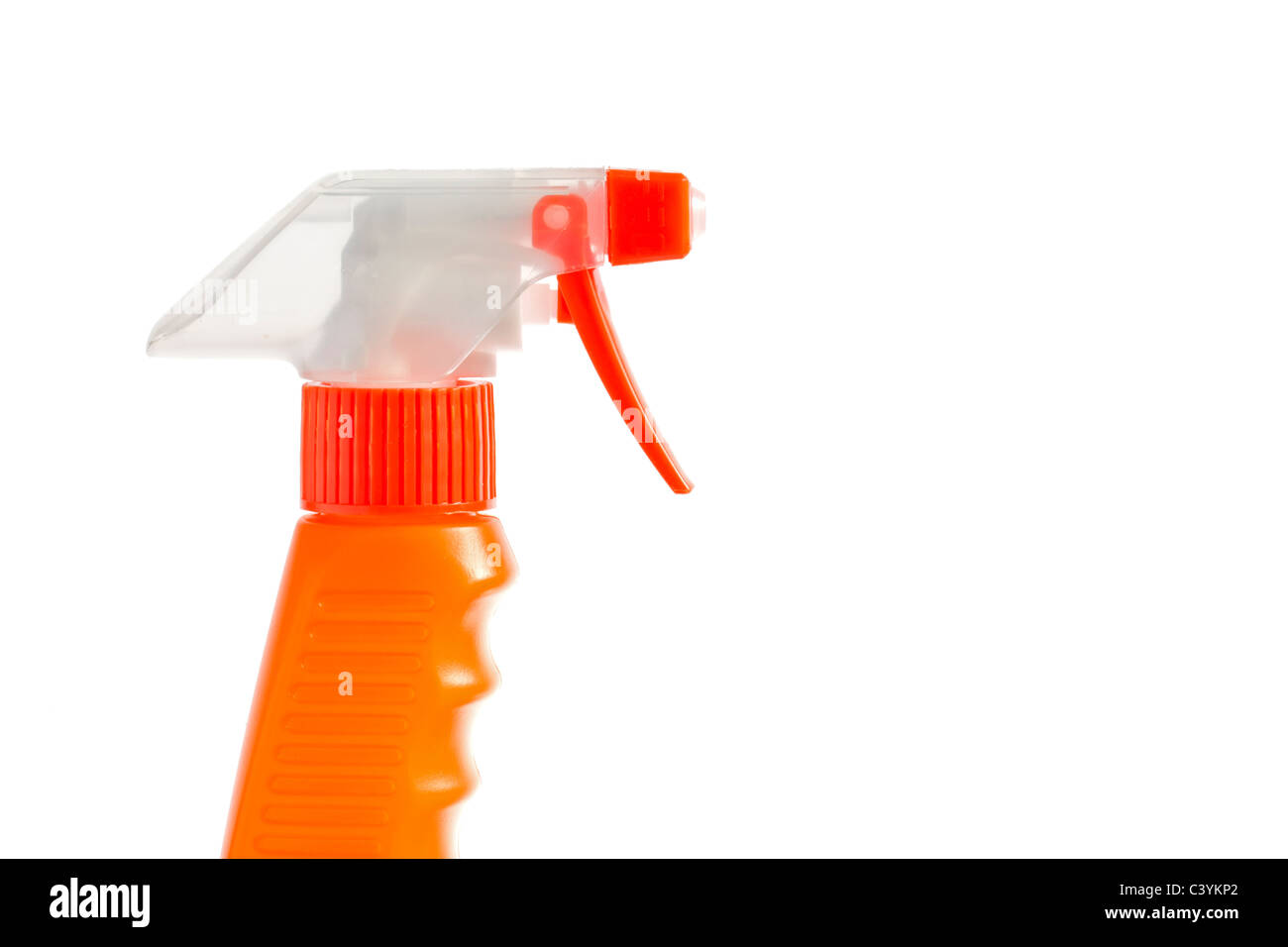 Orange-Trigger-spray Stockfoto