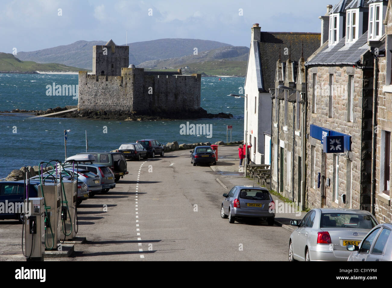 Kisimul Castle Castlebay Insel Barra westlichen Inseln äußeren Hebriden Scotland uk gb Stockfoto