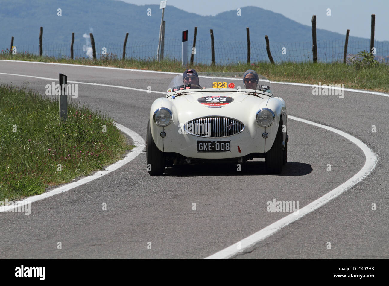 Mille Miglia 2011 Austin Healey 100 s Stockfoto