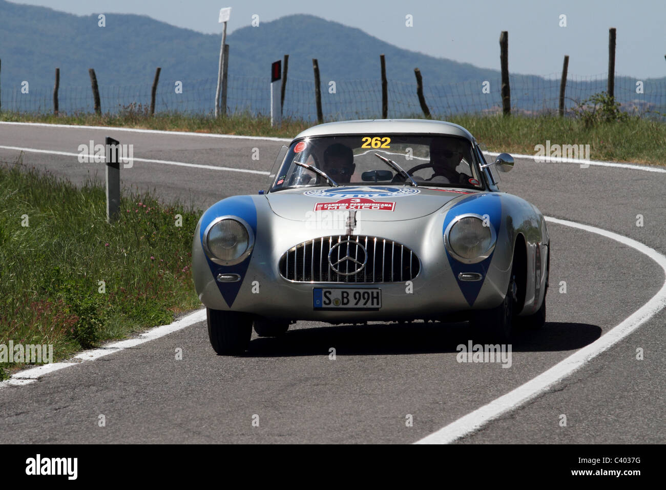 Mille Miglia 2011 Mercedes Stockfoto