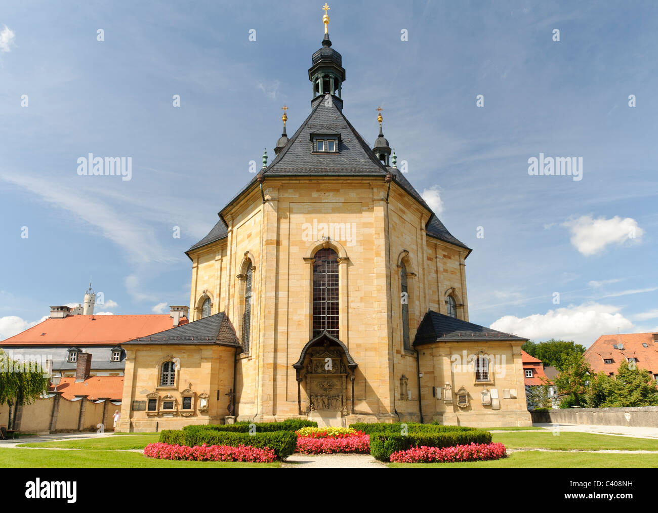 Architektur, außen, Außenansicht, Basilika, Bau, Bayern, Bayern, BRD, Bundesrepublik, Christentum, christlich, Keim Stockfoto