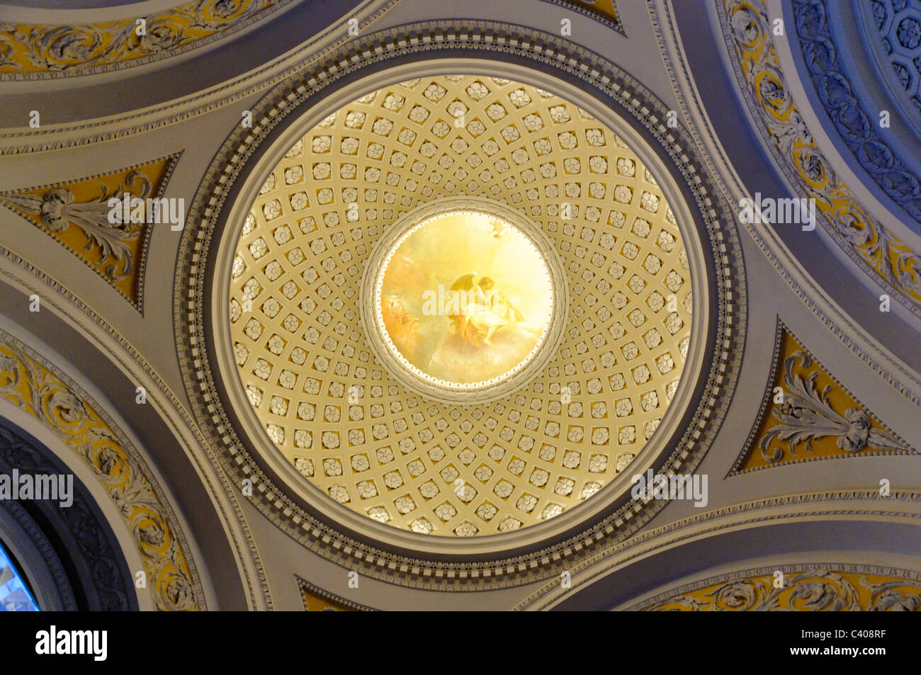 Architektur, Architekturstil, Gebäude, Farben, Malerei, BRD, Bundesrepublik, Christentum, Christian, Cover, cover Schmerzen Stockfoto