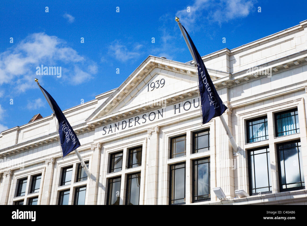 Sanderson Haus Morpeth Northumberland England Stockfoto